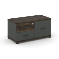 Тумба приставная сервисная CONCEPT CN.TSR-001 B/W Дуб Мали Антрацит