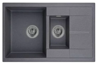 Кухонная мойка GRANULA 7802 Графит