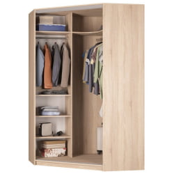 Шкаф-купе ЙА-230х1400-568-3(ДСС-Белый-Д2Д2) / YA-230х1400-568-3(ДСС-Белый-D2D2)