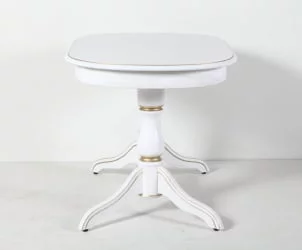 Стол из массива дерева Лира (1,2м) тон 1 с золотой патиной