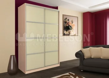 Шкаф-купе Гранд 2-600 Дуб млечный / Крем