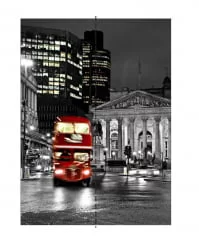 Шкаф-купе со стеклом Экспресс Хит Лондон/Венге