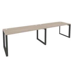 Рабочая станция на О-образном м/к ONIX O.MO-RS-2.4.7 Дуб Аттик/Антрацит