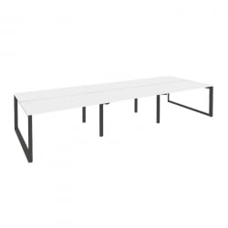 Рабочая станция на О-образном м/к ONIX O.MO-D.RS-6.3.7 Белый Бриллиант/Антрацит