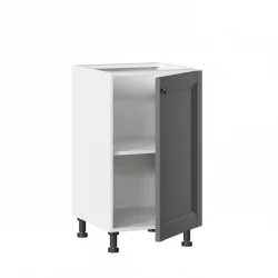 Тумба кухонная 450 Амели-3 ЛД 299.030.000.005 Белый Оникс серый