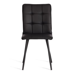 Стул обеденный Bari LT, экокожа, черная, 41х55х89 см