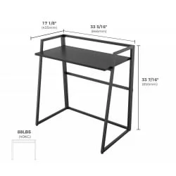 Складной письменный стол Eureka ERK-FD-03B Black