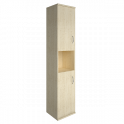 Шкаф высокий узкий левый Riva А.СУ-1.5 Л Клен