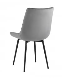 Стул Дарвин велюр Темно-серый