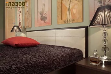 Кровать АМЕЛИ 2 1600 с основанием дерево (венге)