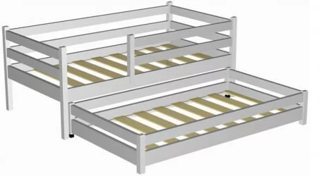 Детская кровать для мальчика RooRoom VK-66 Белая