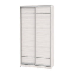 Шкаф-купе белый B-220х120х60-2(ЯАС-D7D7)