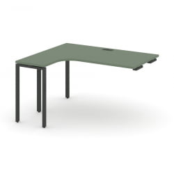 Стол-приставка к опорной тумбе/шкафу (левый) CONCEPT CN.OSAPR-005(L) Кобо Антрацит