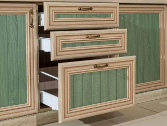 Тумба кухонная 600 с 3 ящиками (4) Кантри ЛД 235.071.000 Сономе эйч светлая