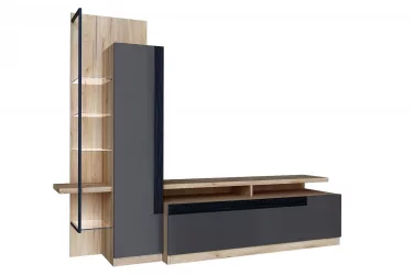 Тумба ТВ Кёльн ЛД.674.010.000 Дуб Золотой/Антрацит