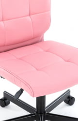 Кресло для персонала Everprof EP-300 Экокожа Розовый