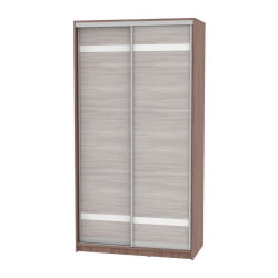 Шкаф-купе коричневый B-220х120х60-1(ЯШТ-ЯШС-D9D9)