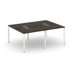 Рабочая станция двухсторонняя на 4 места CONCEPT CN.DRS-005 Дуб Мали Белый