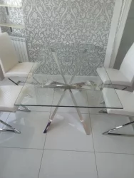 Стол T088 (160) Серебро