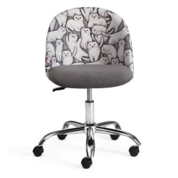 Кресло MELODY ткань/флок, серый, Cats/29