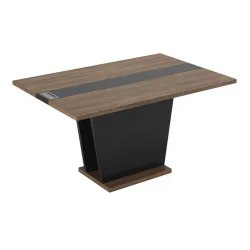 Брифинг-приставка / Элемент стола переговоров (с кабель-каналом) ASTI AST33970143 Дуб Черный