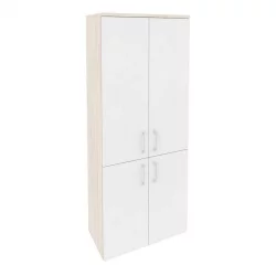 Шкаф высокий широкий ONIX O.ST-1.3 Денвер Светлый/Белый
