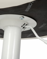 Стул барный ДОБРИН ТАИЛОР ВХИТЕ (белый ПУ) 2 шт / DOBRIN TAILOR WHITE PU)