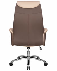 Офисное кресло для руководителей DOBRIN LEONARD (коричнево-бежевый)