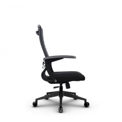 Кресло офисное МЕТТА B 2b 19/U158, Основание 17832 Комплект 4 Черное