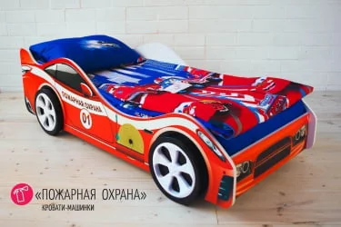 Кровать машинка Пожарная охрана_55650