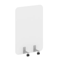 Перегородка на металлических опорах, на роликах R-line  DP.R-80-120 Белый Бриллиант