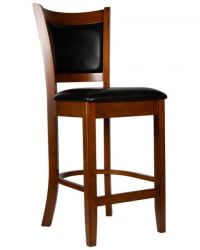 Стул полубарный DOBRIN GARRY COUNTER (шоколад, черный) 2 шт