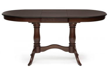 Стол раскладной Eva (EV-T4EX) дерево гевея/мдф, 120+39х80х75см, Tobacco