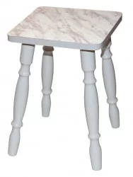 Табуретка пл. 1 кат. 4051 Ноги белые КОМПЛЕКТ 2 шт.