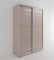 Шкаф-купе 2-х дверный Акцент-Лайт Д 2400х600 Ясень шимо светлый