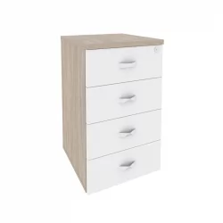 Тумба приставная ONIX O.TP-4 Дуб Аттик/Белый