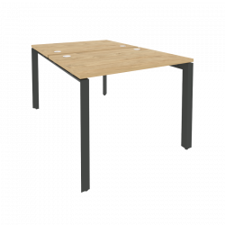 Рабочая станция на П-образном м/к ОНИКС О.МП-Д.РС-2.1.7 Тиквуд Светлый/Антрацит / ONIX O.MP-D.RS-2.1.7