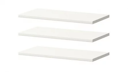 Полки для шкафа Лючия 33.03 Белые