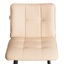 Барный стул Bari/Бари экокожа , бежевый, 42х55х99 см