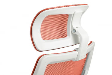 Кресло Оливер РCХ В-203АC Белый пластик/Оранжевый / Oliver RCH W-203AC
