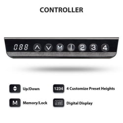 Геймерский стол Eureka ERK-ED71-WN