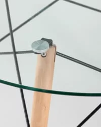 Стол обеденный EAMES DSW Стеклянный