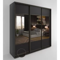 Шкаф-купе 3-х дверный Акцент-Дуэт КВ 1800х600 Венге