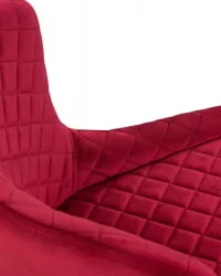 Стул полубарный DOBRIN CHRISTIAN 65  Бордовый велюр V108-85