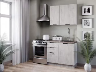 Тумба кухонная 450 Джамис ЛД 296.030.000.004 Белый Белый камень