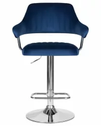 Стул барный DOBRIN CHARLY Синий велюр MJ9-117