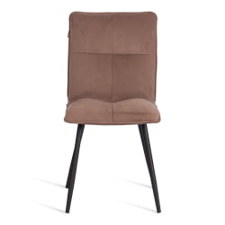 Стул обеденный Sweet велюр, 46х55х88, бежевый/черный, (Porsche 5)