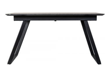 Стол Пеле раздвиж. 120-160 Темный мрамор/Бабочка