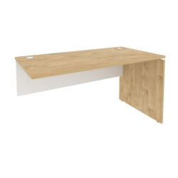 Наборный элемент рабочей станции ОНИКС О.1.НРС-3.7 Тиквуд Светлый/Белый / ONIX O.1.NRS-3.7