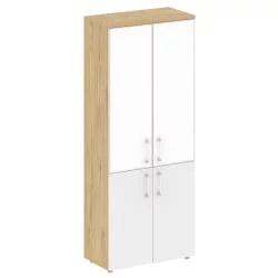 Шкаф высокий широкий SHIFT SK.ST-1.2R white Тиквуд Светлый/Белый Бриллиант